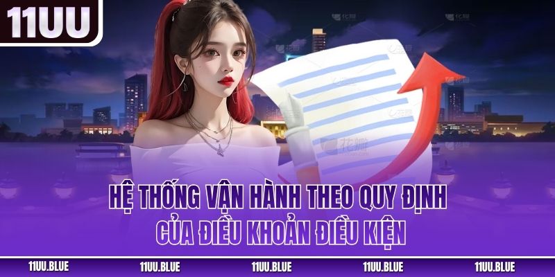 Hệ thống vận hành theo quy định của điều khoản điều kiện