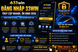 Đăng Nhập 33win – Truy Cập Nhanh, Ổn Định 2026