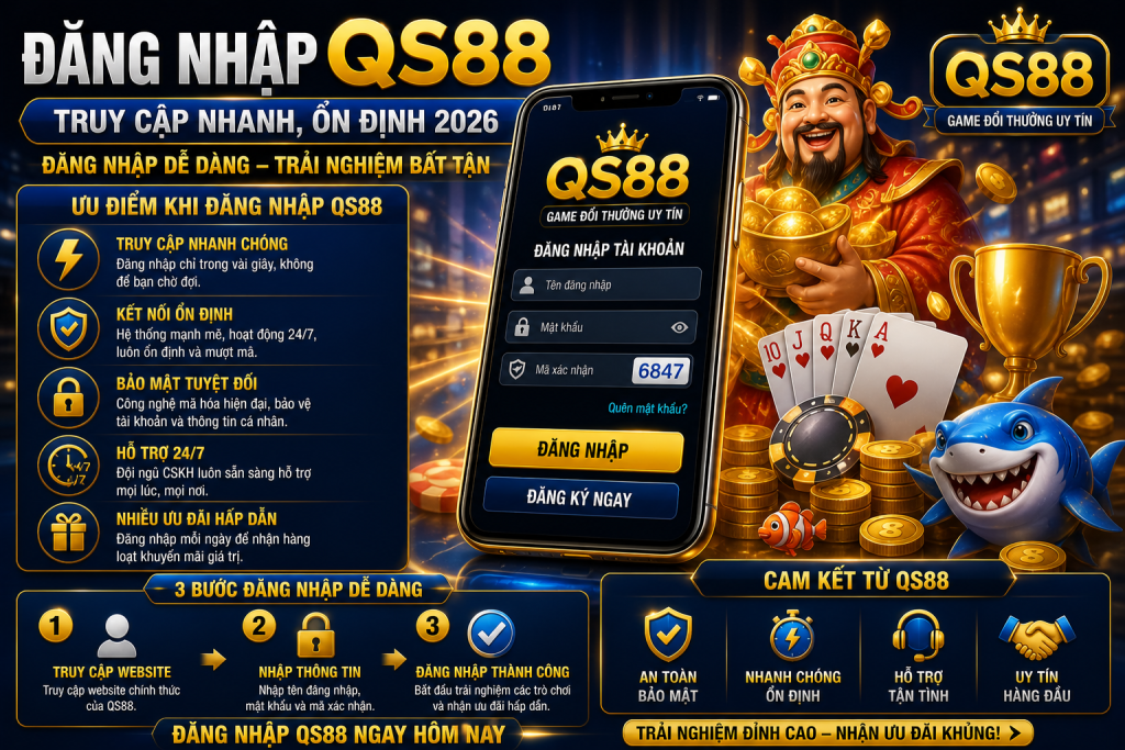 Đăng Nhập Qs88 – Truy Cập Nhanh, Ổn Định 2026